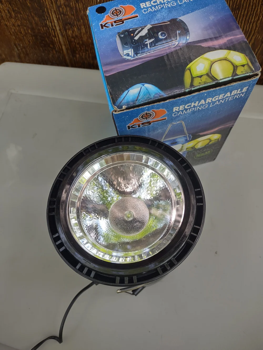 KTS Rechargeable Camping Lantern - Black